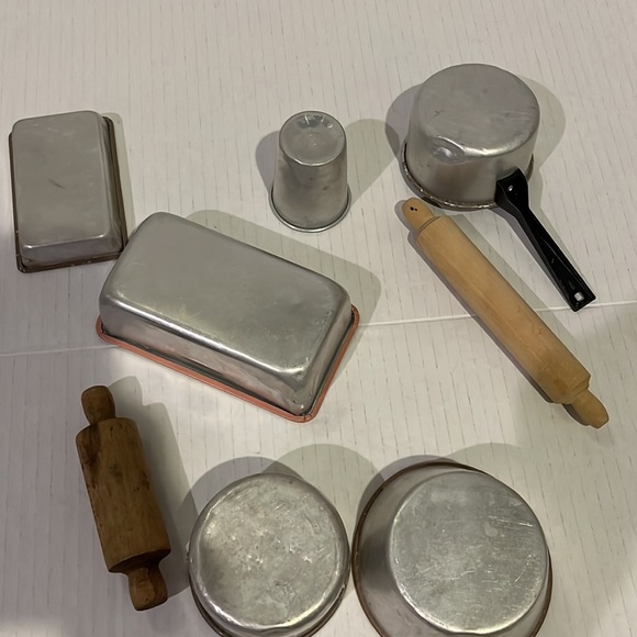 Vintage kids toy 10pc bake ware set very good condition - Picture 5 of 6